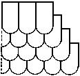 Bobrovka (dvojité krytí) schéma