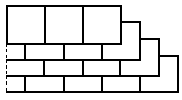 Čtverec (dvojité krytí) schéma