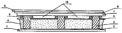 Řez střechou v případě zachování původního bednění včetně tepelné izolace (podkroví obytné)